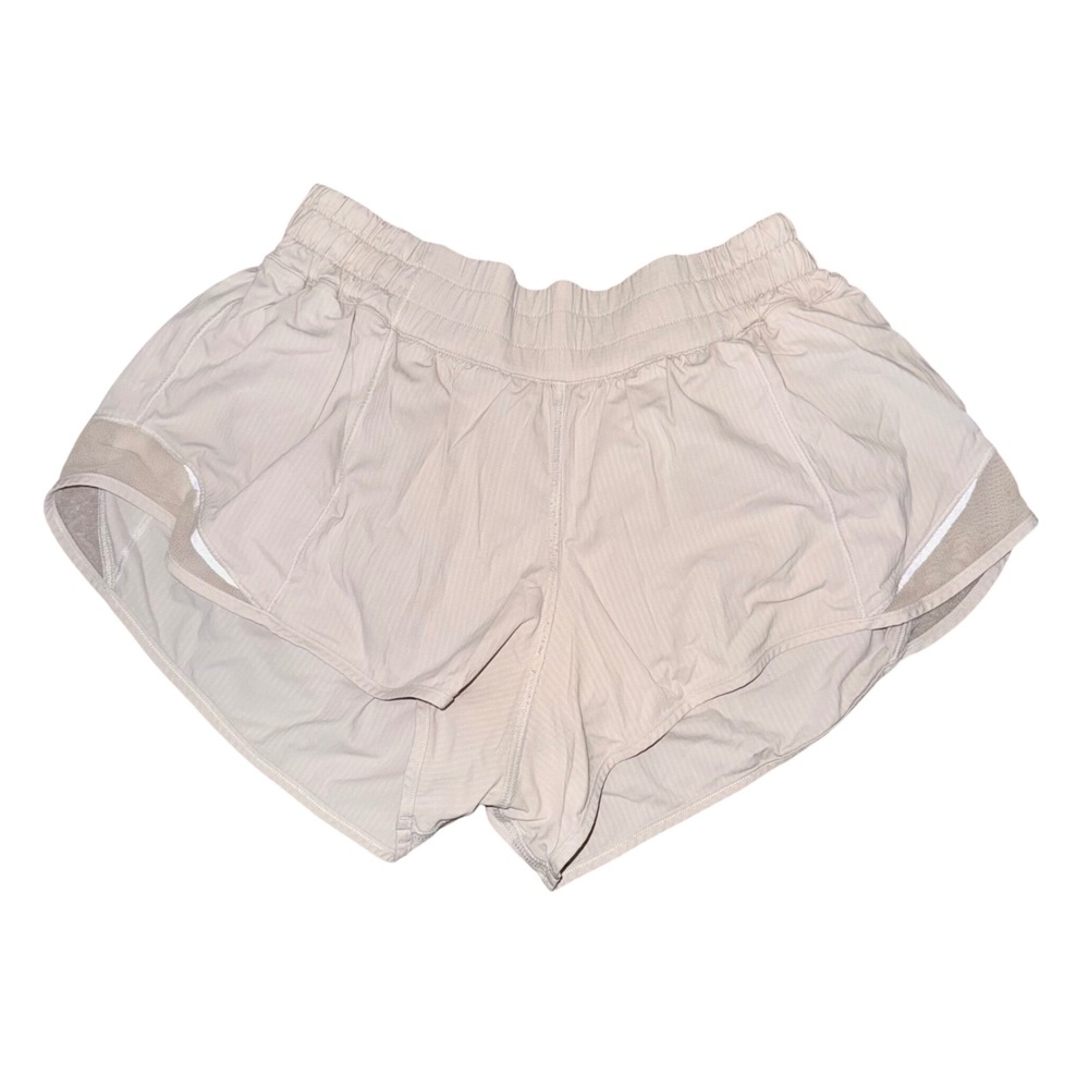 lululemon athletica Pale Beige Running Shorts